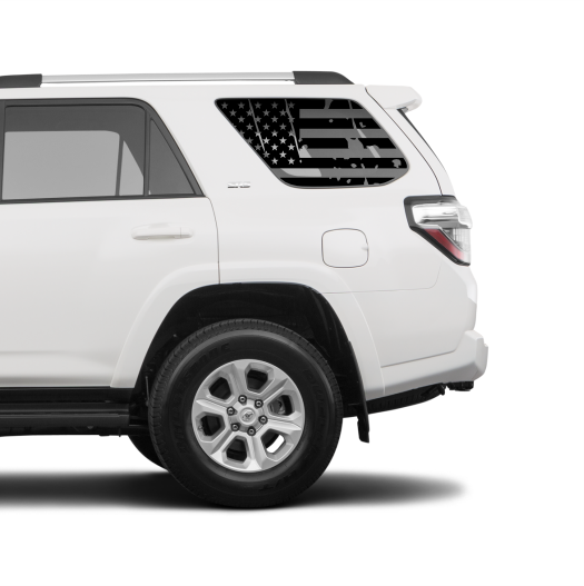 Distressed American Flag Decal Set - Toyota 4Runner