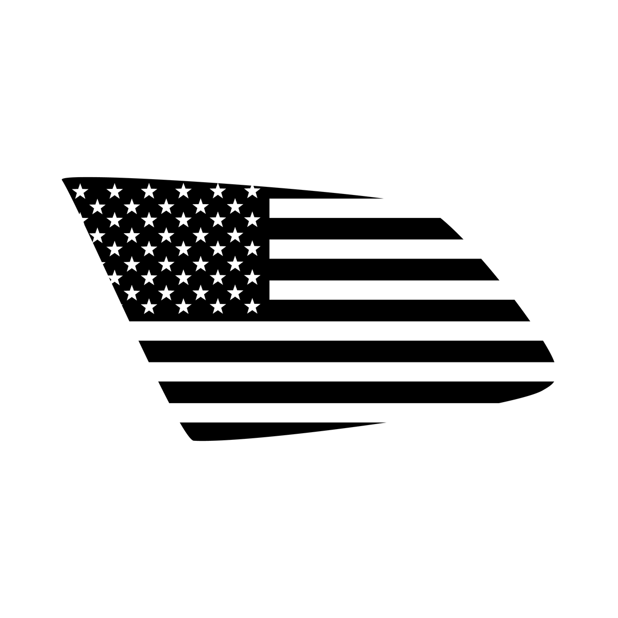 American Flag Print Decal Set - KIA TELLURIDE